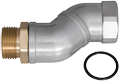 Kabi Drejeled t/dieselpumpe 90° 1" muf/nip