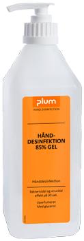 Plum Plum hånddesinfektion 85% gel 600 ml pumpeflaske (3951)