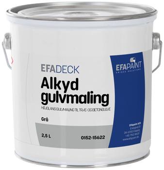 EFApaint Alkyd gulvmaling sort 2,5 ltr (015212056250)