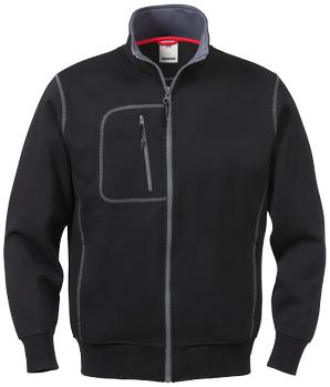 Fristads Acode sweatshirtjakke sort S (110169-940-S)