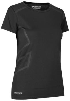 Geyser Geyser T-shirt sømløs dame sort G11020 S (G11020900008)