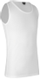 ID Tanktop bomuld tætsiddende stretch hvid 0598 2XL
