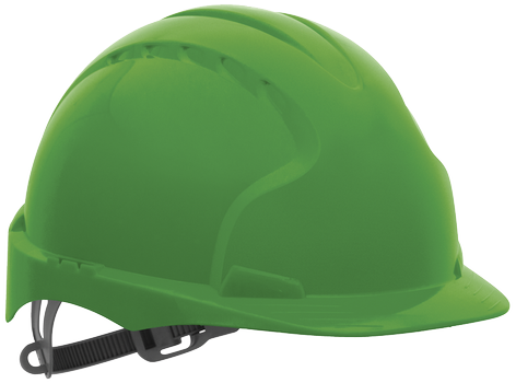 JSP JSP sikkerhedshjelm EVO3 uventileret,  grøn (110850)
