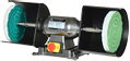 KEF Dobbeltsliber bænkmodel Slibex 200PP 3×400V-50Hz (851713001)