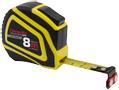 Diesella Båndmål kl.2, gummibelagt ABS-hus m/lås, 25mm×8m