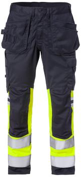 Fristads Flamestat hi-vis håndv.buks stretch gul/marin D112 (129519-171-D112)