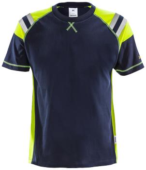 Fristads Flamestat t-shirt 7073 mørk marine XS (110736-540-XS)