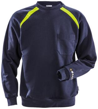 Fristads Flamestat sweatshirt 984 mørk marine M (100581-540-M)
