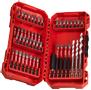Milwaukee Slagbitsæt m/bor Shockwave Impact Duty, 48 dele