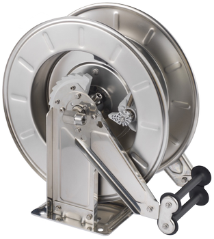 Folke-Larsen Faicom slangeopruller rustfri kap. 15m 1/2" slange (85955)