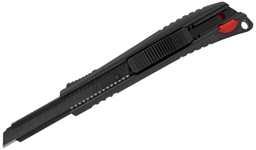 Diesella Hobbykniv 9mm m/sort knæk-af blad, auto-lås (20610180)