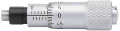 Diesella Indbygn.mikrometer 0-6,5×0,01mm, plan måleflade