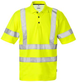 Fristads Hi-vis poloshirt kl.3 7025 gul 4XL (111332-130-4XL)