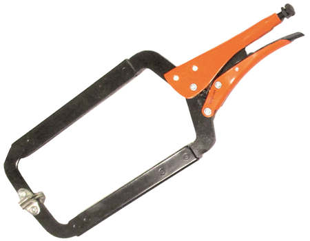 Grip-On Grip-on C-clamp 224 0-230 mm m/tryksko (GO-224-18-589)