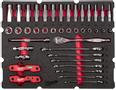 Milwaukee Skumindsats, 3/8" topnøgler mv., Packout-system