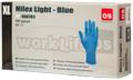 OS NilexLight 1×handske blå nitril pf 1607-10, pk/100