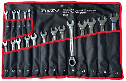 Bato Bato ringskraldenøglesæt 6-24mm, 18 dele (2596)