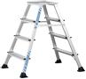 Zarges Arbejdsbuk XLstep P 2×4 trin højde 0,99mtr