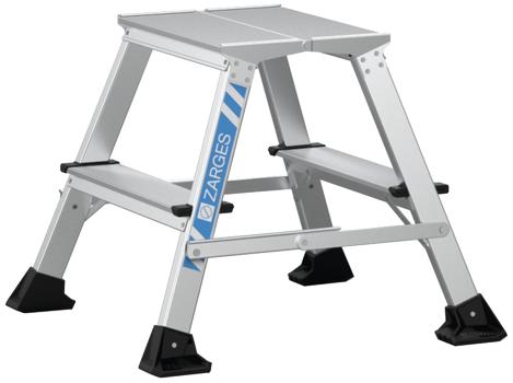 Zarges Arbejdsbuk XLstep P 2×2 trin højde 0,49mtr (40101)