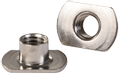 DMTV Special-svejsemøtrik 1449-C m/flange A2 M4 pk/100