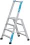 Zarges Arbejdsbuk m/gelænder Seventec RC SP 4 trin 0,86 m
