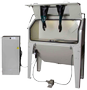 Flowconcept Sandblæsekabine 424A inkl. filterkabinet