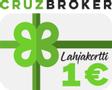 Cruzbroker Lahjakortti 1€