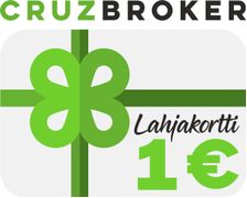 Cruzbroker Lahjakortti 1€
