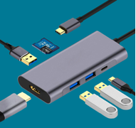  Accessories NOR-UH07-3 7-in-1 USB-C Dock