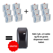 O2O Skumsæbe, Hagleitner, 600 ml, uden farve, med parfume inkl. gratis dispenser