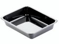 DUNI Plastbakke, Duni, 1-rums kapacitet 1200ml,175x225x43mm PET, sort, karton a 300 stk Fødevaregodkendt