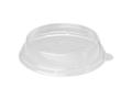 DUNI Låg t/salatbowl bagasse, Duni,170x170 x35mm RPET, transparent, karton a 360 stk Fødevaregodkendt