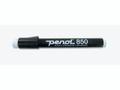 PENOL Whiteboardmarker, Penol, 850, 2-5MM Skrå spids, sort, 12818501 æske a 10 stk
