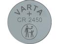 VARTA Batteri Varta Electronics CR2450 3V 560 mAh 1stk/pak Hjd.5,0xØ24,5mm