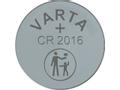 VARTA Batteri Electronic Varta CR 2016 3V 1stk/pak Hjd.1,6xØ20,0mm