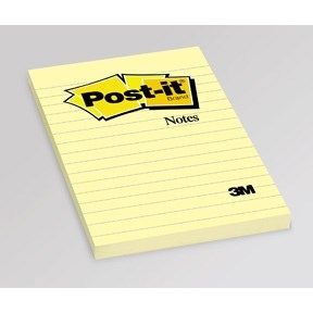 3M Post-it Klistrelapper 102x152 lin. gul (7100172753*6)