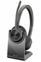 POLY Voyager 4320 UC Stereo USB-A Headset +BT700 USB-A Adapter + USB-A Charging Stand