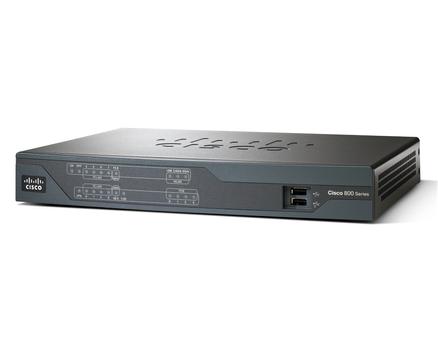 CISCO 881 Ethernet Security Router - Ruter - 4-portssvitsj - desktop (CISCO881-SEC-K9)