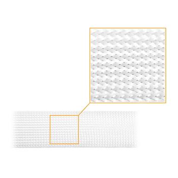 MULTIBRACKETS Kabelstrømpe velcro rull Hvit, borelås åpning - pr. m. (403860)