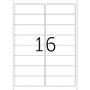 HERMA Etikett Premium 99,1 x 33,8MM A4, 100 ark (4267)