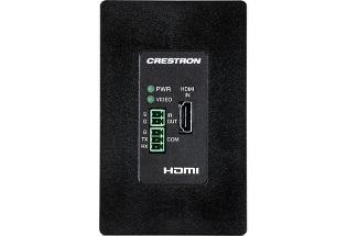 Crestron DigitalMedia 8G+® 4K60 4:4:4 HDR Wall Plate Transmitter,  Black (DM-TX-4KZ-100-C-1G-B-T)