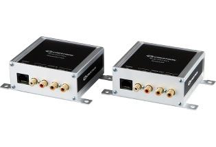 Crestron AUD-EXT-100 - CAT5 audio extenders for unbalanced stereo and S/PDIF audio signals. (AUD-EXT-100)