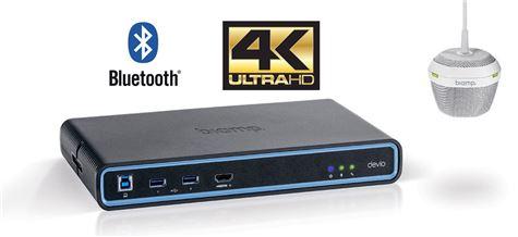 Devio Biamp Devio Enhet for Videokonferanse m/ Takmikrofon 4K Bluetooth (DEVIO SCR-25C)