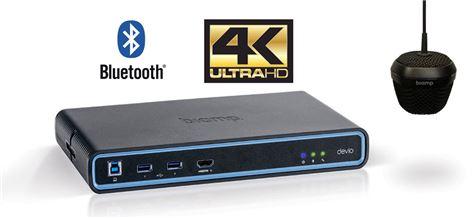 Devio Biamp Devio Enhet for Videokonferanse m/Takmik Sort 4K Bluetooth (DEVIO SCR-25C-B)