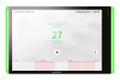 Crestron TSS-770-T-B-S-LB KIT - 7 in. Room Scheduling Touch Screen, Black Smooth