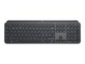 LOGITECH MX Keys Plus Advanced Unifying Wireless Illuminated Keyboard with Palm Rest  (920-009412)