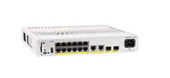 CISCO o Catalyst 9200CX - Network Essentials - switch - compact - L3 - Managed - 12 x 10/100/1000 (PoE+) + 2 x 1000Base-T + 2 x 10 Gigabit SFP+ (uplink) - rack-mountable - PoE+ (240 W)