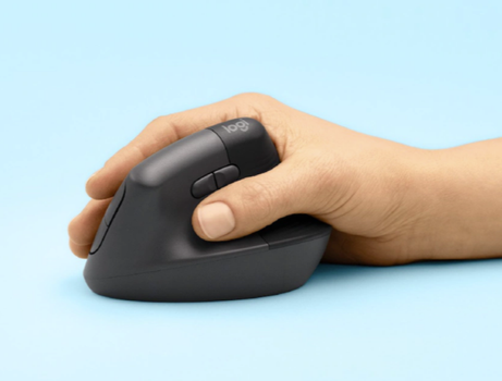 LOGITECH TEST - Lift Vertikal mus (graphite) - for testing (TEST-910-006473)