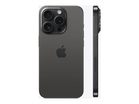 APPLE iPhone 15 Pro 256GB (sort titan) Smarttelefon,  6,1'' Super Retina XDR-skjerm,  48+12+12MP kamera, IP68, 5G (MTV13QN/A)