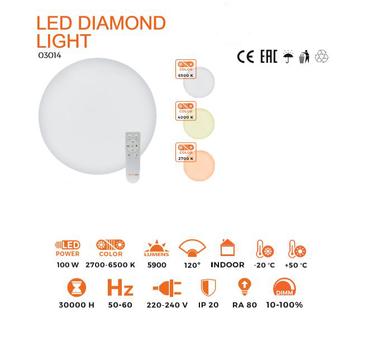 Diamond taklampe